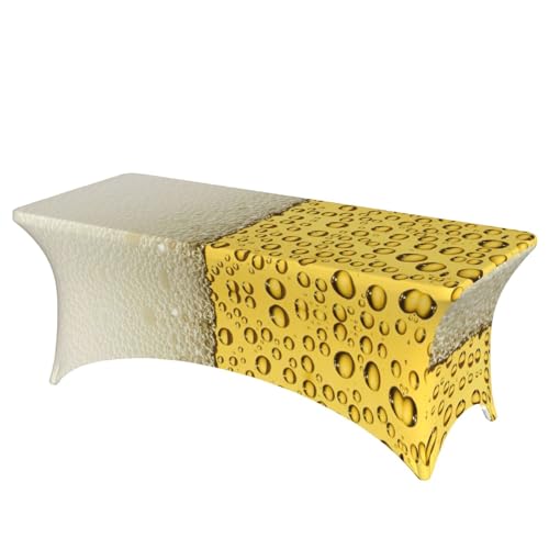 DEXNEL Tischdecke mit Bierblasen, rechteckig, waschbar, Polyester, für Bankett, Event, Catering, 1 Stück DEXNEL Tischdecke mit Bierblasen, rechteckig, waschbar, Polyester, für Bankett, Event, Catering, 1 Stück von DEXNEL