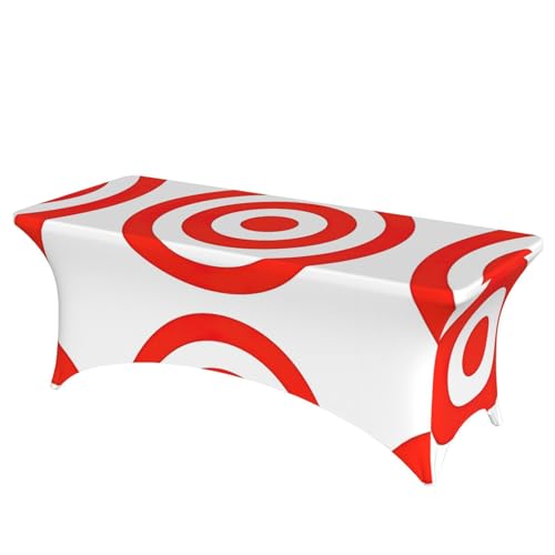 Design Target Tischdecke, rechteckig, waschbar, Polyester-Tischdecke für Bankett, Event, Catering, 1 Stück Design Target Tischdecke, rechteckig, waschbar, Polyester-Tischdecke für Bankett, Event, Catering, 1 Stück von DEXNEL