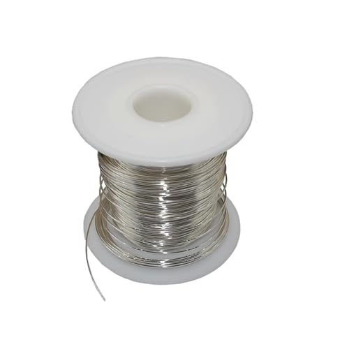 DFDPAXL Reiner Silberdraht Länge 1 Meter, Durchmesser 0,025–0,08 Mm, Geeignet Für Elektroden Wissenschaftliche Forschung Experimentelle Materialien,Diameter 0.025mm von DFDPAXL