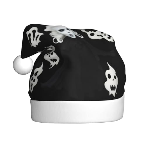 DFEPFKGOKL Halloween Gothic – Klassische Weihnachtsmütze für Erwachsene – weicher Plüsch, Weihnachtsmannmützen, Weihnachtsfeiertagsdekoration DFEPFKGOKL Halloween Gothic – Klassische Weihnachtsmütze für Erwachsene – weicher Plüsch, Weihnachtsmannmützen, Weihnachtsfeiertagsdekoration von DFEPFKGOKL
