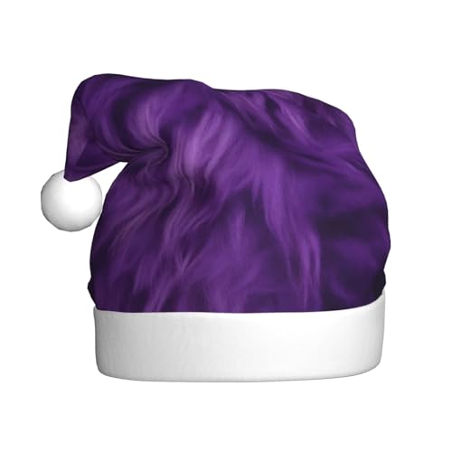 DFEPFKGOKL Lila – Klassische Weihnachtsmütze für Erwachsene – weicher Plüsch, Weihnachtsmannmützen, Weihnachtsfeiertagsdekoration DFEPFKGOKL Lila – Klassische Weihnachtsmütze für Erwachsene – weicher Plüsch, Weihnachtsmannmützen, Weihnachtsfeiertagsdekoration von DFEPFKGOKL