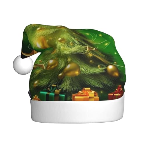 DFEPFKGOKL Weihnachtsbäume – Klassische Weihnachtsmütze für Erwachsene – weicher Plüsch, Weihnachtsmannmützen, Weihnachtsfeiertagsdekoration DFEPFKGOKL Weihnachtsbäume – Klassische Weihnachtsmütze für Erwachsene – weicher Plüsch, Weihnachtsmannmützen, Weihnachtsfeiertagsdekoration von DFEPFKGOKL