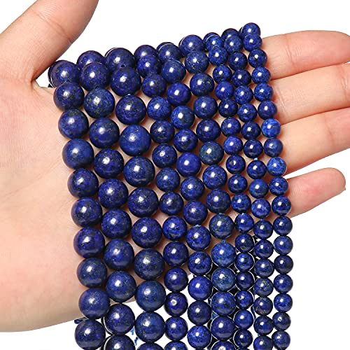 10 mm Lapislazuli-Perlen für Armbänder, blaue Steinperlen, Kristall-Edelstein zur Schmuckherstellung, blaue Perlenkunst für Erwachsene, DIY-Armbandherstellung, 35 Stück 10 mm Lapislazuli-Perlen für Armbänder, blaue Steinperlen, Kristall-Edelstein zur Schmuckherstellung, blaue Perlenkunst für Erwachsene, DIY-Armbandherstellung, 35 Stück von DFJMASFKOL