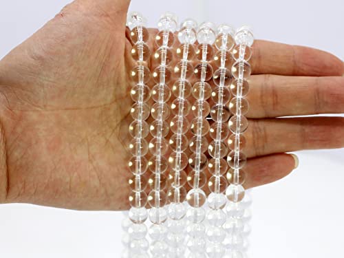 30616 transparente Glasperlen, handgefertigt, runde Lampwork, glatte lose Armbänder, transparente Perlen für DIY-Schmuckherstellung, 8 mm, 300 Stück 30616 transparente Glasperlen, handgefertigt, runde Lampwork, glatte lose Armbänder, transparente Perlen für DIY-Schmuckherstellung, 8 mm, 300 Stück von DFJMASFKOL