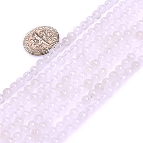 4 mm weiße Jade-Natursteinperlen für Schmuckherstellung, Strang, 38,1 cm, Halbedelstein, DIY, handgefertigtes Bastelzubehör 4 mm weiße Jade-Natursteinperlen für Schmuckherstellung, Strang, 38,1 cm, Halbedelstein, DIY, handgefertigtes Bastelzubehör von DFJMASFKOL
