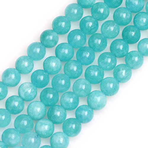 6 mm himmelblaue Jade, runde Natursteinperlen für Schmuckherstellung, Strang, 38,1 cm, Halbedelstein, DIY, handgefertigtes Bastelzubehör 6 mm himmelblaue Jade, runde Natursteinperlen für Schmuckherstellung, Strang, 38,1 cm, Halbedelstein, DIY, handgefertigtes Bastelzubehör von DFJMASFKOL