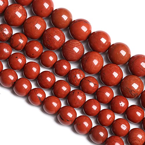 8 mm, 45 Stück Natursteine, chinesischer roter Jaspis, Abstandshalter für Schmuckherstellung, DIY-Armbänder 8 mm, 45 Stück Natursteine, chinesischer roter Jaspis, Abstandshalter für Schmuckherstellung, DIY-Armbänder von DFJMASFKOL