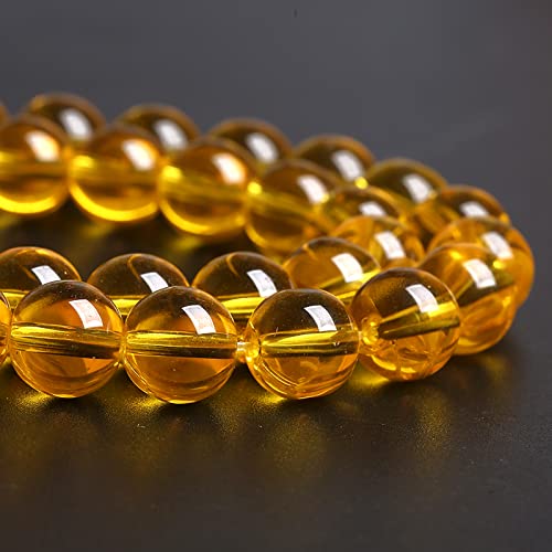 8 mm, 46 gelbe Glas-Abstandshalter für Schmuckherstellung, DIY, Armband, Halskette 8 mm, 46 gelbe Glas-Abstandshalter für Schmuckherstellung, DIY, Armband, Halskette von DFJMASFKOL