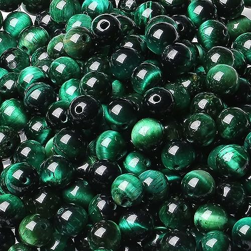 Grünes Tigerauge, 6 mm, Natursteinperlen, rund, lose Edelstein-Perlen für selbstgemachte Armbänder, Halsketten, Ohrringe, Schmuckherstellung, Polieren, Perlen, Kristall, 96 Stück, 2 Stränge, 81,3 cm Grünes Tigerauge, 6 mm, Natursteinperlen, rund, lose Edelstein-Perlen für selbstgemachte Armbänder, Halsketten, Ohrringe, Schmuckherstellung, Polieren, Perlen, Kristall, 96 Stück, 2 Stränge, 81,3 cm von DFJMASFKOL