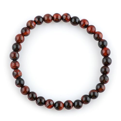Natürliche Edelsteine, runde Perlen, Energiekraft, Kristall, Chakra, Reiki-Heilung, elastisches Stretch-Armband, 7,5 Zoll, Unisex, gutes Geschenk. Natürliche Edelsteine, runde Perlen, Energiekraft, Kristall, Chakra, Reiki-Heilung, elastisches Stretch-Armband, 7,5 Zoll, Unisex, gutes Geschenk. von DFJMASFKOL