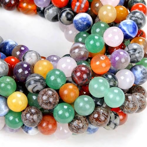 Natürliche Edelsteinperlen zur Schmuckherstellung, 8 mm, gemischte Farben, lose Steinperlen Natürliche Edelsteinperlen zur Schmuckherstellung, 8 mm, gemischte Farben, lose Steinperlen von DFJMASFKOL