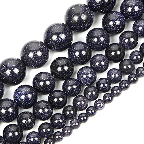 Naturstein-Ader-Achate, runde lose Perlen, Schmuckherstellung für Armbänder und Halsketten, Turmaline, DFJMASFKOL-H7044, 8 mm, ca. 48 Stück von DFJMASFKOL