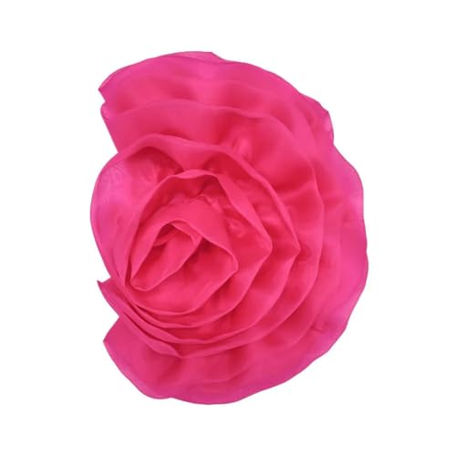 1 stücke Handgemachte Blume Patch Kleidung Kleid Hals Dekoration Unregelmäßigen Organza 3D Blume Corsage Nähen Applique Zubehör von DFLINGA
