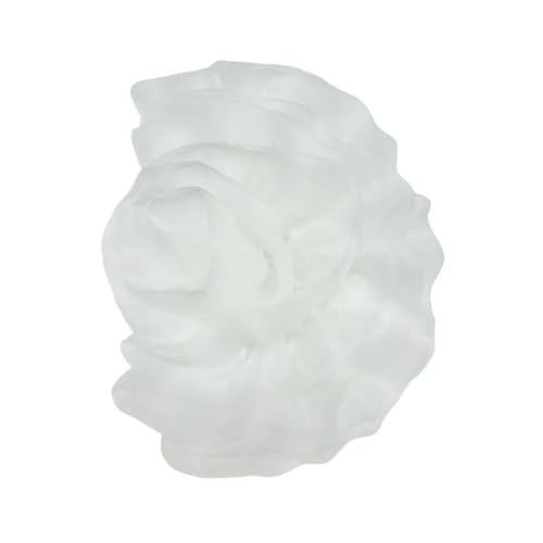 1 stücke Handgemachte Blume Patch Kleidung Kleid Hals Dekoration Unregelmäßigen Organza 3D Blume Corsage Nähen Applique Zubehör von DFLINGA