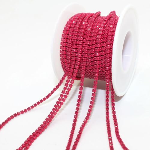 10 Yard Klaue Strass Kristall Quaste Diy Kleidung Ohrring Zubehör Perlen Diamant Strass Kette 10 Yard Klaue Strass Kristall Quaste Diy Kleidung Ohrring Zubehör Perlen Diamant Strass Kette von DFLINGA