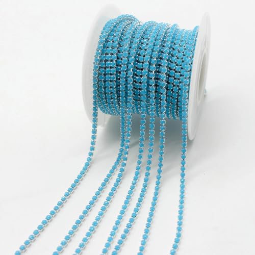 10 Yard Klaue Strass Kristall Quaste Diy Kleidung Ohrring Zubehör Perlen Diamant Strass Kette 10 Yard Klaue Strass Kristall Quaste Diy Kleidung Ohrring Zubehör Perlen Diamant Strass Kette von DFLINGA