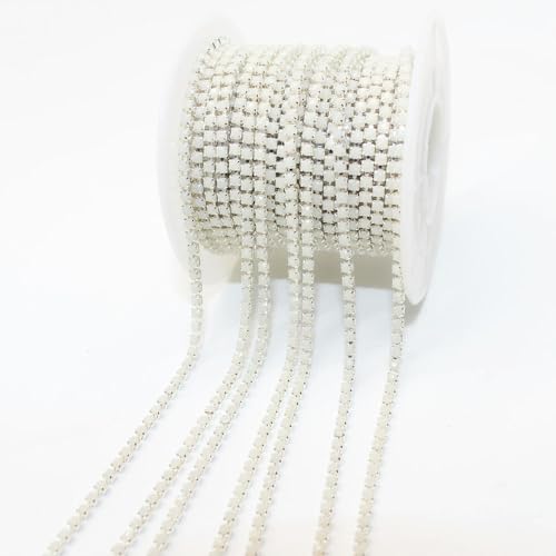 10 Yard Klaue Strass Kristall Quaste Diy Kleidung Ohrring Zubehör Perlen Diamant Strass Kette 10 Yard Klaue Strass Kristall Quaste Diy Kleidung Ohrring Zubehör Perlen Diamant Strass Kette von DFLINGA