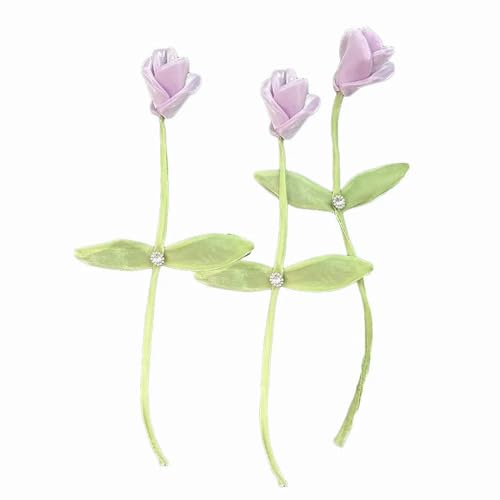3 STÜCKE DIY 3D Tüll Blumenapplikationen Satin Stoff Handgemachte Kleidung Patches Strass Kleidung Applikation Schneiderei von DFLINGA
