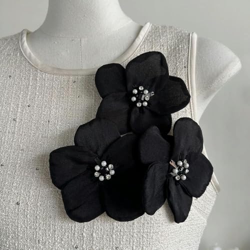 5 stücke blume dreidimensionale aufkleber DIY handgemachte kleidung kleid headwear dekorative zubehör patch materialien von DFLINGA