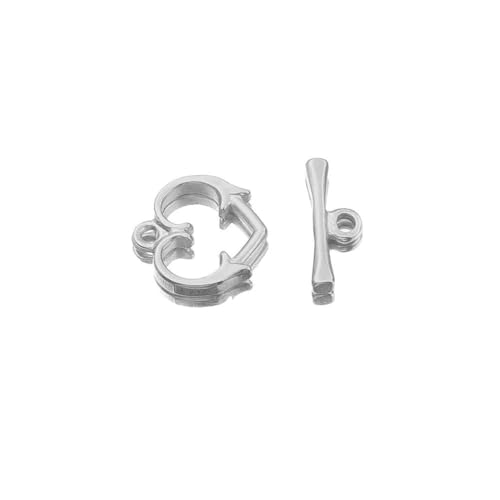 DFLINGA 4 Sets Goldfarbene Knebelverschluss-Verbindungsstücke aus Edelstahl für Befestigungselemente, Armbänder, Halsketten, klobige Verschlüsse, DIY-Schmuckherstellungsset DFLINGA 4 Sets Goldfarbene Knebelverschluss-Verbindungsstücke aus Edelstahl für Befestigungselemente, Armbänder, Halsketten, klobige Verschlüsse, DIY-Schmuckherstellungsset von DFLINGA