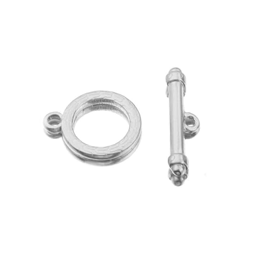 DFLINGA 4 Sets Goldfarbene Knebelverschluss-Verbindungsstücke aus Edelstahl für Befestigungselemente, Armbänder, Halsketten, klobige Verschlüsse, DIY-Schmuckherstellungsset DFLINGA 4 Sets Goldfarbene Knebelverschluss-Verbindungsstücke aus Edelstahl für Befestigungselemente, Armbänder, Halsketten, klobige Verschlüsse, DIY-Schmuckherstellungsset von DFLINGA