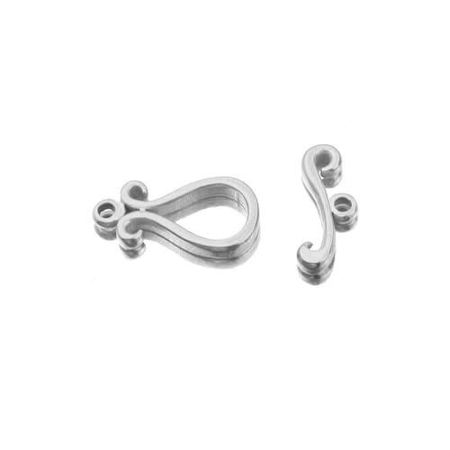 DFLINGA 4 Sets Goldfarbene Knebelverschluss-Verbindungsstücke aus Edelstahl für Befestigungselemente, Armbänder, Halsketten, klobige Verschlüsse, DIY-Schmuckherstellungsset DFLINGA 4 Sets Goldfarbene Knebelverschluss-Verbindungsstücke aus Edelstahl für Befestigungselemente, Armbänder, Halsketten, klobige Verschlüsse, DIY-Schmuckherstellungsset von DFLINGA