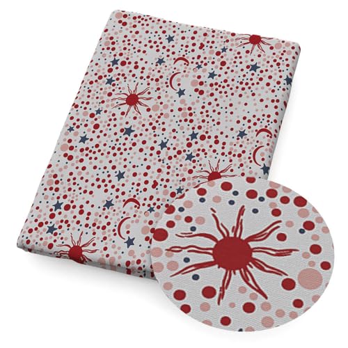 DFLINGA 50 * 140 cm Halloween Seesterne Gedruckt Polyester Reine Baumwolle Material Patchwork Nähen Quilten Stoffe Quilt Hand DFLINGA 50 * 140 cm Halloween Seesterne Gedruckt Polyester Reine Baumwolle Material Patchwork Nähen Quilten Stoffe Quilt Hand von DFLINGA