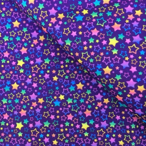 DFLINGA 50 * 140 cm Halloween Seesterne Gedruckt Polyester Reine Baumwolle Material Patchwork Nähen Quilten Stoffe Quilt Hand DFLINGA 50 * 140 cm Halloween Seesterne Gedruckt Polyester Reine Baumwolle Material Patchwork Nähen Quilten Stoffe Quilt Hand von DFLINGA