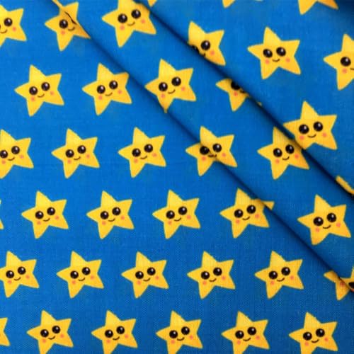 DFLINGA 50 * 140 cm Halloween Seesterne Gedruckt Polyester Reine Baumwolle Material Patchwork Nähen Quilten Stoffe Quilt Hand DFLINGA 50 * 140 cm Halloween Seesterne Gedruckt Polyester Reine Baumwolle Material Patchwork Nähen Quilten Stoffe Quilt Hand von DFLINGA
