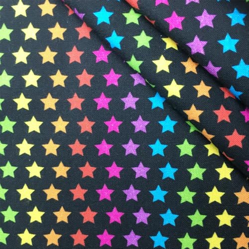 DFLINGA 50 * 140 cm Halloween Seesterne Gedruckt Polyester Reine Baumwolle Material Patchwork Nähen Quilten Stoffe Quilt Hand DFLINGA 50 * 140 cm Halloween Seesterne Gedruckt Polyester Reine Baumwolle Material Patchwork Nähen Quilten Stoffe Quilt Hand von DFLINGA