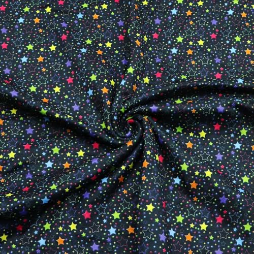 DFLINGA 50 * 140 cm Halloween Seesterne Gedruckt Polyester Reine Baumwolle Material Patchwork Nähen Quilten Stoffe Quilt Hand DFLINGA 50 * 140 cm Halloween Seesterne Gedruckt Polyester Reine Baumwolle Material Patchwork Nähen Quilten Stoffe Quilt Hand von DFLINGA