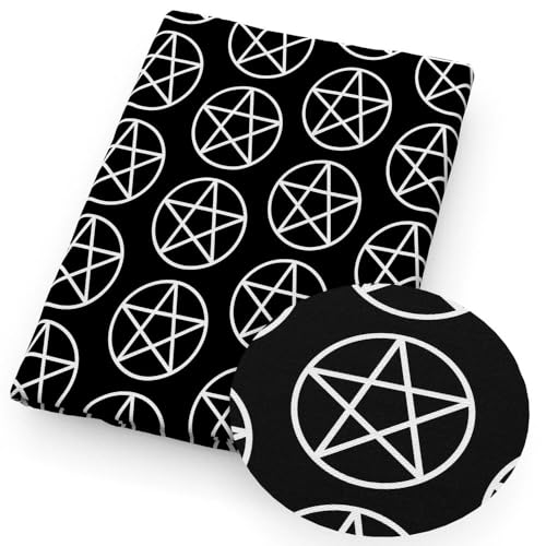 DFLINGA 50 * 140 cm Halloween Seesterne Gedruckt Polyester Reine Baumwolle Material Patchwork Nähen Quilten Stoffe Quilt Hand DFLINGA 50 * 140 cm Halloween Seesterne Gedruckt Polyester Reine Baumwolle Material Patchwork Nähen Quilten Stoffe Quilt Hand von DFLINGA