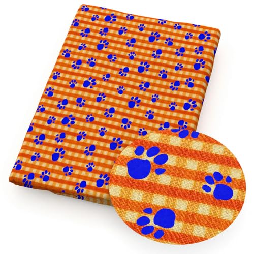 DFLINGA 50 * 140 cm Hund Fußabdruck Gedruckt Polyester/Reine Baumwolle Stoff Material Patchwork Nähen Quilten Stoff Quilt Handarbeiten DFLINGA 50 * 140 cm Hund Fußabdruck Gedruckt Polyester/Reine Baumwolle Stoff Material Patchwork Nähen Quilten Stoff Quilt Handarbeiten von DFLINGA