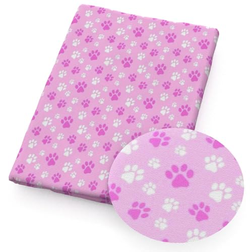 DFLINGA 50 * 140 cm Hund Fußabdruck Gedruckt Polyester/Reine Baumwolle Stoff Material Patchwork Nähen Quilten Stoff Quilt Handarbeiten DFLINGA 50 * 140 cm Hund Fußabdruck Gedruckt Polyester/Reine Baumwolle Stoff Material Patchwork Nähen Quilten Stoff Quilt Handarbeiten von DFLINGA