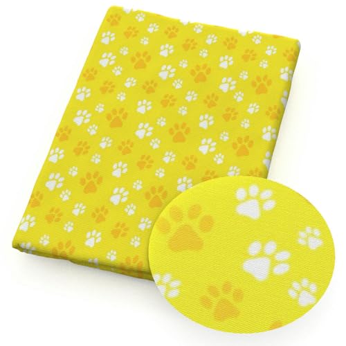 DFLINGA 50 * 140 cm Hund Fußabdruck Gedruckt Polyester/Reine Baumwolle Stoff Material Patchwork Nähen Quilten Stoff Quilt Handarbeiten DFLINGA 50 * 140 cm Hund Fußabdruck Gedruckt Polyester/Reine Baumwolle Stoff Material Patchwork Nähen Quilten Stoff Quilt Handarbeiten von DFLINGA