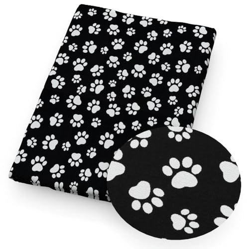 DFLINGA 50 * 140 cm Hund Fußabdruck Gedruckt Polyester/Reine Baumwolle Stoff Material Patchwork Nähen Quilten Stoff Quilt Handarbeiten DFLINGA 50 * 140 cm Hund Fußabdruck Gedruckt Polyester/Reine Baumwolle Stoff Material Patchwork Nähen Quilten Stoff Quilt Handarbeiten von DFLINGA