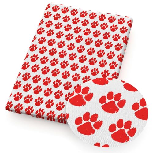 DFLINGA 50 * 140 cm Hund Fußabdruck Gedruckt Polyester/Reine Baumwolle Stoff Material Patchwork Nähen Quilten Stoff Quilt Handarbeiten DFLINGA 50 * 140 cm Hund Fußabdruck Gedruckt Polyester/Reine Baumwolle Stoff Material Patchwork Nähen Quilten Stoff Quilt Handarbeiten von DFLINGA