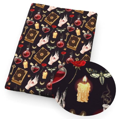 DFLINGA 50 * 145 cm Schwarz Halloween Schädel Polyester Baumwolle Stoff Tissue Nähen Quilten Stoffe Hand DIY Vorhang Tuch DFLINGA 50 * 145 cm Schwarz Halloween Schädel Polyester Baumwolle Stoff Tissue Nähen Quilten Stoffe Hand DIY Vorhang Tuch von DFLINGA