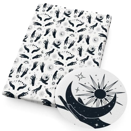 DFLINGA 50 * 145 cm Schwarz Halloween Schädel Polyester Baumwolle Stoff Tissue Nähen Quilten Stoffe Hand DIY Vorhang Tuch DFLINGA 50 * 145 cm Schwarz Halloween Schädel Polyester Baumwolle Stoff Tissue Nähen Quilten Stoffe Hand DIY Vorhang Tuch von DFLINGA
