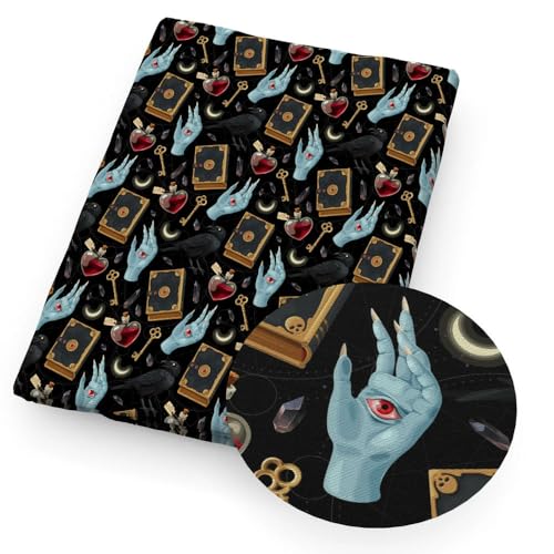 DFLINGA 50 * 145 cm Schwarz Halloween Schädel Polyester Baumwolle Stoff Tissue Nähen Quilten Stoffe Hand DIY Vorhang Tuch DFLINGA 50 * 145 cm Schwarz Halloween Schädel Polyester Baumwolle Stoff Tissue Nähen Quilten Stoffe Hand DIY Vorhang Tuch von DFLINGA