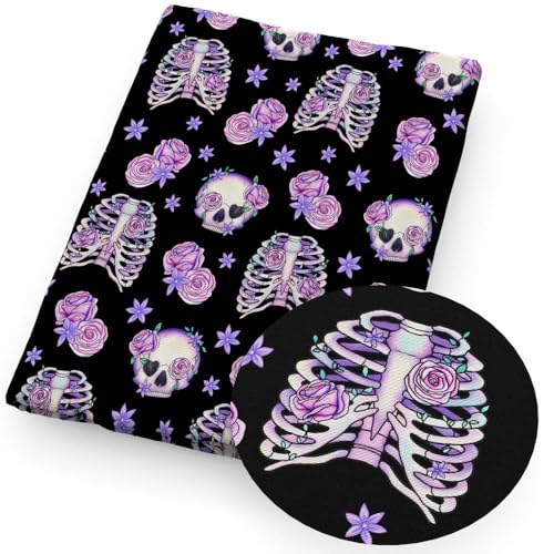 DFLINGA 50 * 145 cm Schwarz Halloween Schädel Polyester Baumwolle Stoff Tissue Nähen Quilten Stoffe Hand DIY Vorhang Tuch DFLINGA 50 * 145 cm Schwarz Halloween Schädel Polyester Baumwolle Stoff Tissue Nähen Quilten Stoffe Hand DIY Vorhang Tuch von DFLINGA