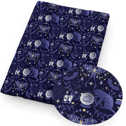 DFLINGA 50 * 145 cm Schwarz Hand Palm Augen Tiere Katze Polyester Baumwolle Stoff Bedruckt Tuch Stoff Handarbeit Handwerk Kleidungsstück DIY Material DFLINGA 50 * 145 cm Schwarz Hand Palm Augen Tiere Katze Polyester Baumwolle Stoff Bedruckt Tuch Stoff Handarbeit Handwerk Kleidungsstück DIY Material von DFLINGA