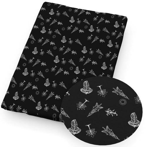DFLINGA 50 * 145 cm Schwarz Hand Palm Augen Tiere Katze Polyester Baumwolle Stoff Bedruckt Tuch Stoff Handarbeit Handwerk Kleidungsstück DIY Material DFLINGA 50 * 145 cm Schwarz Hand Palm Augen Tiere Katze Polyester Baumwolle Stoff Bedruckt Tuch Stoff Handarbeit Handwerk Kleidungsstück DIY Material von DFLINGA