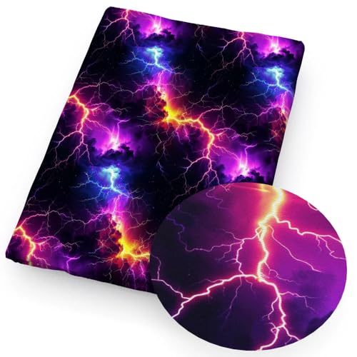 DFLINGA 50 * 145cm Blitz Patchwork Gedruckt Polyester Baumwolle Stoff für Tissue Nähen Quilten Stoffe Handarbeit Material DIY Handmade von DFLINGA