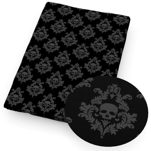 DFLINGA 50x145cm Schwarze Hand Geister Tiere Mond Katze Polyester Baumwollstoff Bedruckter Stoff Handarbeit Handwerk Kleidungsstück DIY Material DFLINGA 50x145cm Schwarze Hand Geister Tiere Mond Katze Polyester Baumwollstoff Bedruckter Stoff Handarbeit Handwerk Kleidungsstück DIY Material von DFLINGA