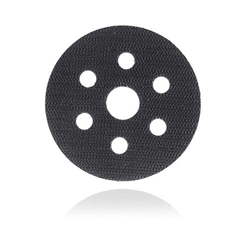 DFS Klettscheibe selbstklebend 77mm 6 Loch - Ersatzklett/Klett-Ersatz zum reparieren von Schleifteller, Polierteller, Stützteller von DFS