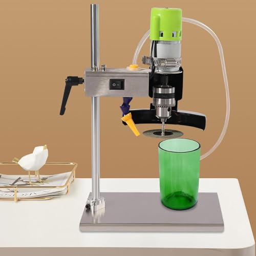 DFYOZX 6000R / min DIY-Flaschenschneidemaschine, vielseitiges Rotations-Glasflaschen-Schneideset, 200W Edelstahl-Flaschenschneider, 7 Geschwindigkeiten einstellbar von DFYOZX