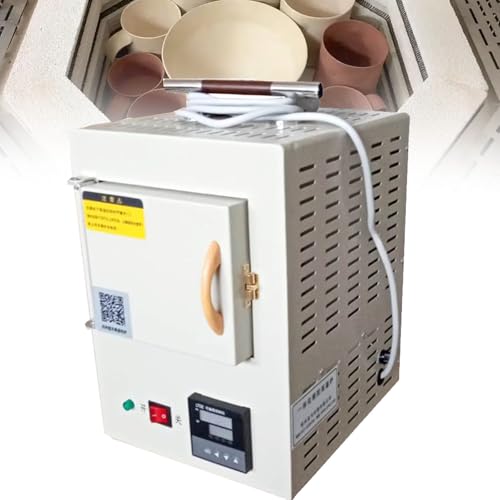 DFYOZX Kompakter Tisch-Muffelofen, Keramikfaserofen 1000°C Die integrierte Programmsteuerung Hochtemperatur-Keramik-Muffelofen 165×120×105mm DFYOZX Kompakter Tisch-Muffelofen, Keramikfaserofen 1000°C Die integrierte Programmsteuerung Hochtemperatur-Keramik-Muffelofen 165×120×105mm von DFYOZX
