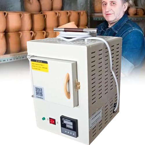 DFYOZX Labor-Kleinofen, multifunktionale Keramikfaser, integrierter programmgesteuerter Hochtemperaturofen (1,5kKW / 100-1000°C, Temperaturdifferenz: 1°C) von DFYOZX