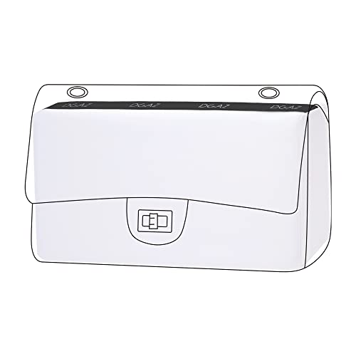 DGAZ Satin Taschen Kissen, Taschen Shaper Einsatz für Chanel 2.55 Taschen, Memory Schaum Taschenormer Einsatz, Behalten Sie die Form der Tasche (Weiß, Mini 22P) von DGAZ